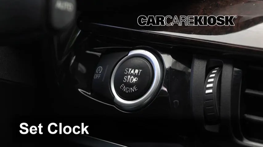 2015 BMW X6 xDrive35i 3.0L 6 Cyl. Turbo Clock